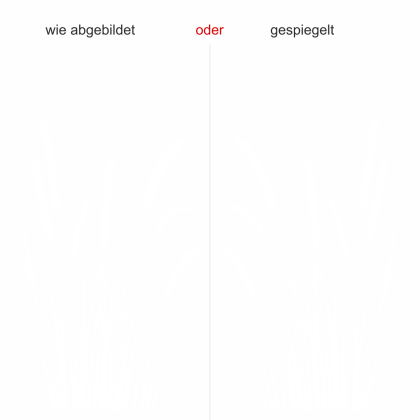 Preview: Wandtattoo Lampenputzer Schilfgras Preview: Wandtattoo Lampenputzer Schilfgras - Ausrichtung und Farbauswahl