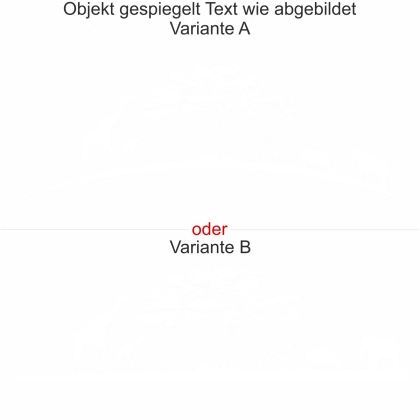 Afrikanische Landschaft als Wandaufkleber - Ansicht Ausrichtung - Variante und Farbauswahl