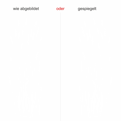 Preview: Wandtattoo Majestätische Grashalme Preview: Wandtattoo Majestätische Grashalme - Ausrichtung und Farbauswahl
