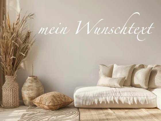 Wandtattoo mit eigenem Text | 1