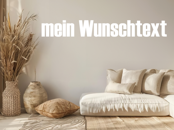 Preview: Wandtattoo mit eigenem Text | 28