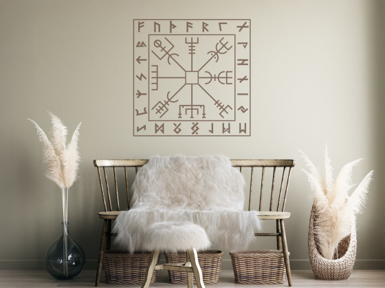 Preview: Wandtattoo Nordisches Wegsymbol