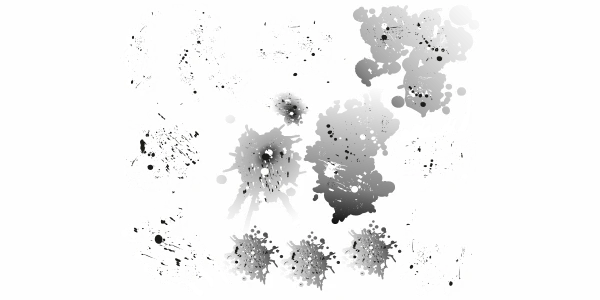 Wandtattoo Set Farbflecken - Ansicht Farbauswahl