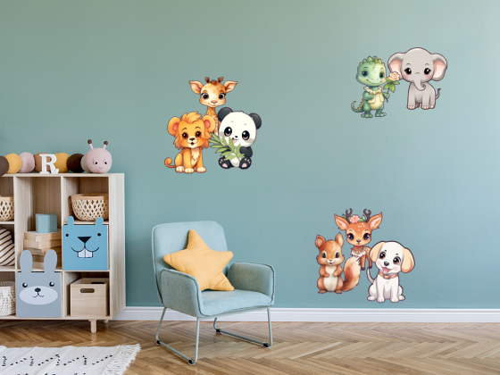 Wandtattoo Set Sweet Pets