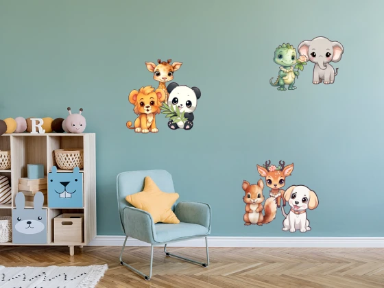 Wandtattoo Set Sweet Pets