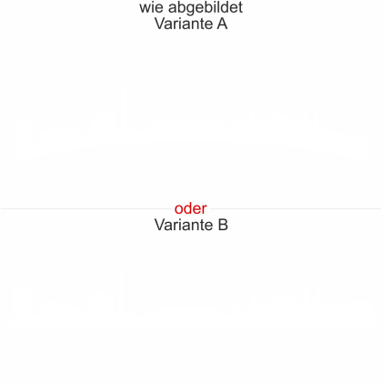 Preview: Wandtattoo Skyline Bremen Preview: Wandtattoo Skyline Bremen