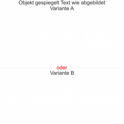 Wandtattoo mit Dresdner Skyline - Ansicht Ausrichtung mit Farbauswahl und Variante