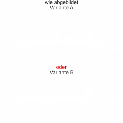 Preview: Wandtattoo Skyline Hamburg Preview: Wandtattoo Skyline Hamburg