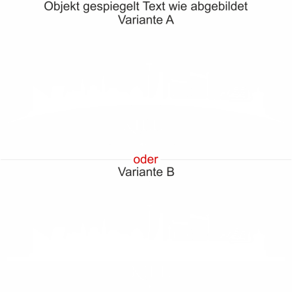 Preview: Die Skyline von Kiel als Wandtattoo - Ansicht Ausrichtung mit Farbauswahl und Variante
