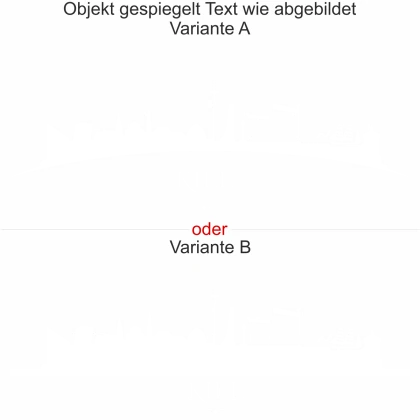 Die Skyline von Kiel als Wandtattoo - Ansicht Ausrichtung mit Farbauswahl und Variante