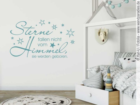 Preview: Wandtattoo Sterne fallen nicht vom Himmel