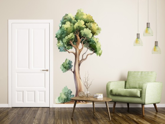 Preview: Wandtattoo Verzweigter Aquarell Baum Preview: Wandtattoo Verzweigter Aquarell Baum