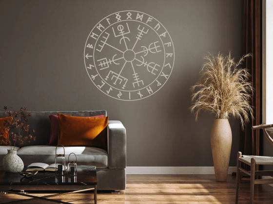 Wandtattoo Wegweiser des Nordens