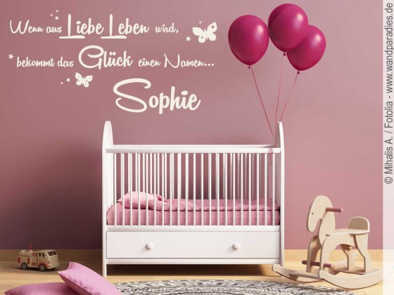 Preview: Wandtattoo Wenn aus Liebe Leben wird