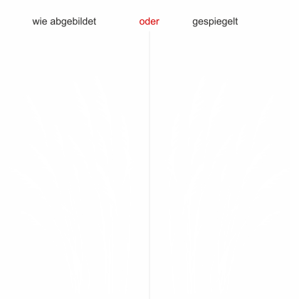 Preview: Wandtattoo Windgeflüster der Gräser Preview: Wandtattoo Windgeflüster der Gräser - Ausrichtung und Farbauswahl