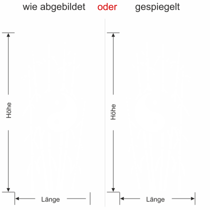 Preview: Aufkleber für die Wand mit Bambus und Yin und Yang Zeichen