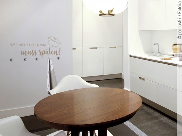 Preview: Halter zum Aufkleben für Küchentücher