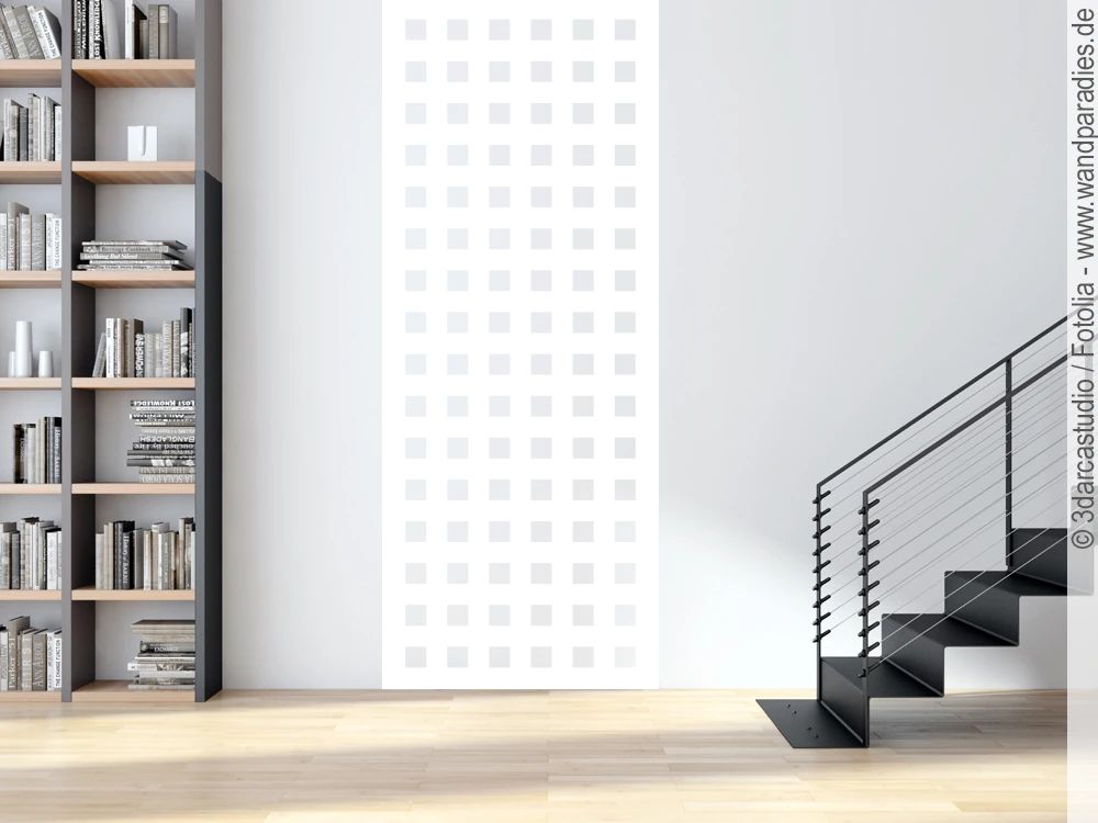 Moderne Quadrate als Banner für die Wand