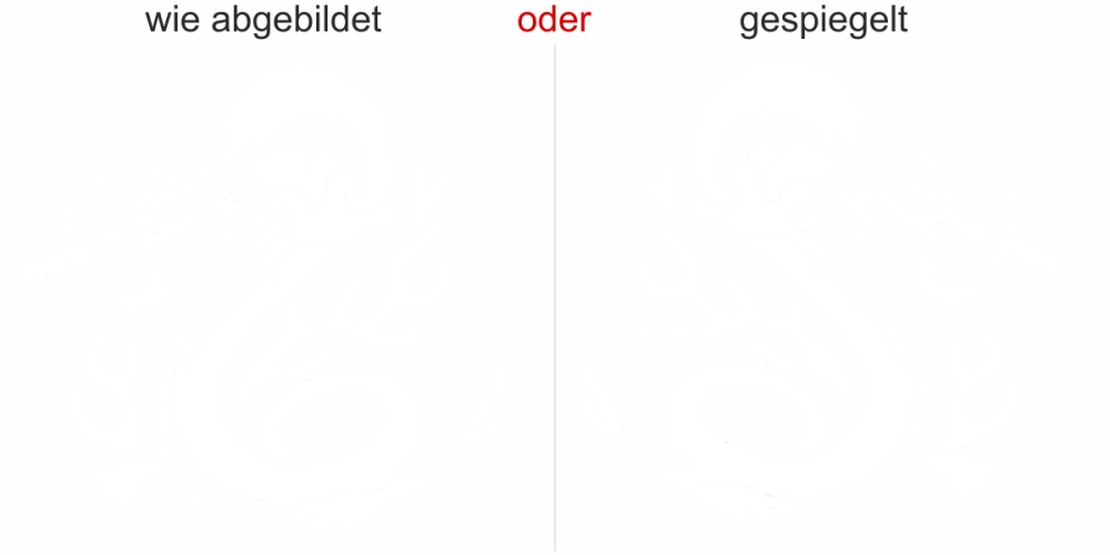 Chinesischer Drachen als Wandtattoo