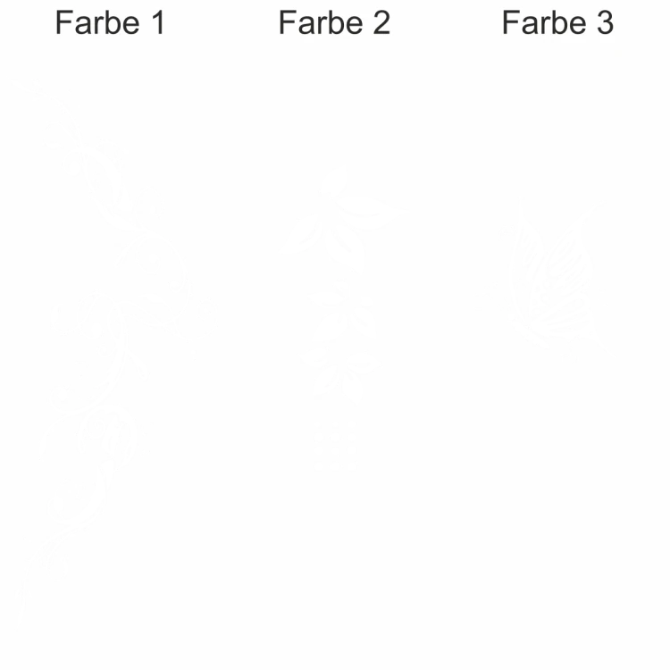 Wandtattoo Farbiges Ornament - Ansicht Farbauswahl Wandtattoo Farbiges Ornament - Ansicht Farbauswahl