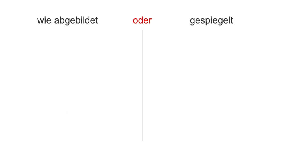 Selbstklebende Wandfolie mit Fischschwarm