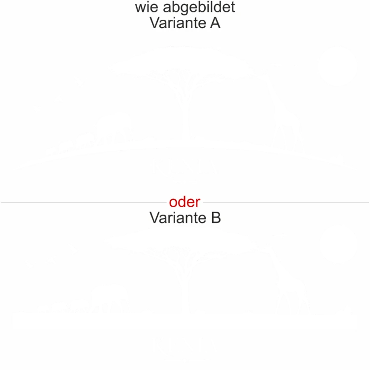 Wandtattoo Serengeti Landschaft Kenia für Ihre Wand - Ansicht Ausrichtung und Farbauswahl Wandtattoo Serengeti Landschaft Kenia für Ihre Wand - Ansicht Ausrichtung und Farbauswahl