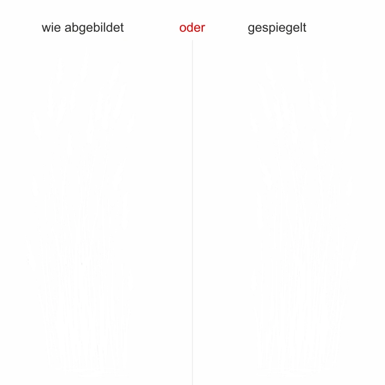 Wandtattoo Majestätische Grashalme - Ausrichtung und Farbauswahl Wandtattoo Majestätische Grashalme - Ausrichtung und Farbauswahl