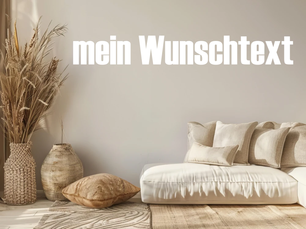 Wandtattoo mit eigenem Text | 28