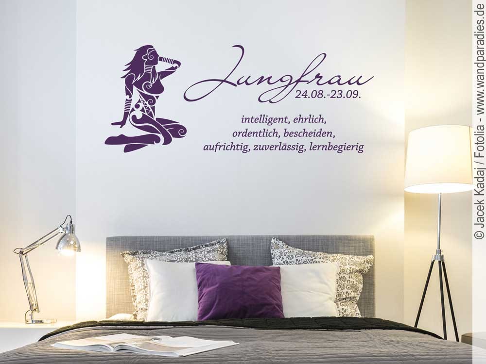 Wandtattoo Sternzeichen Jungfrau | Wandaufkleber