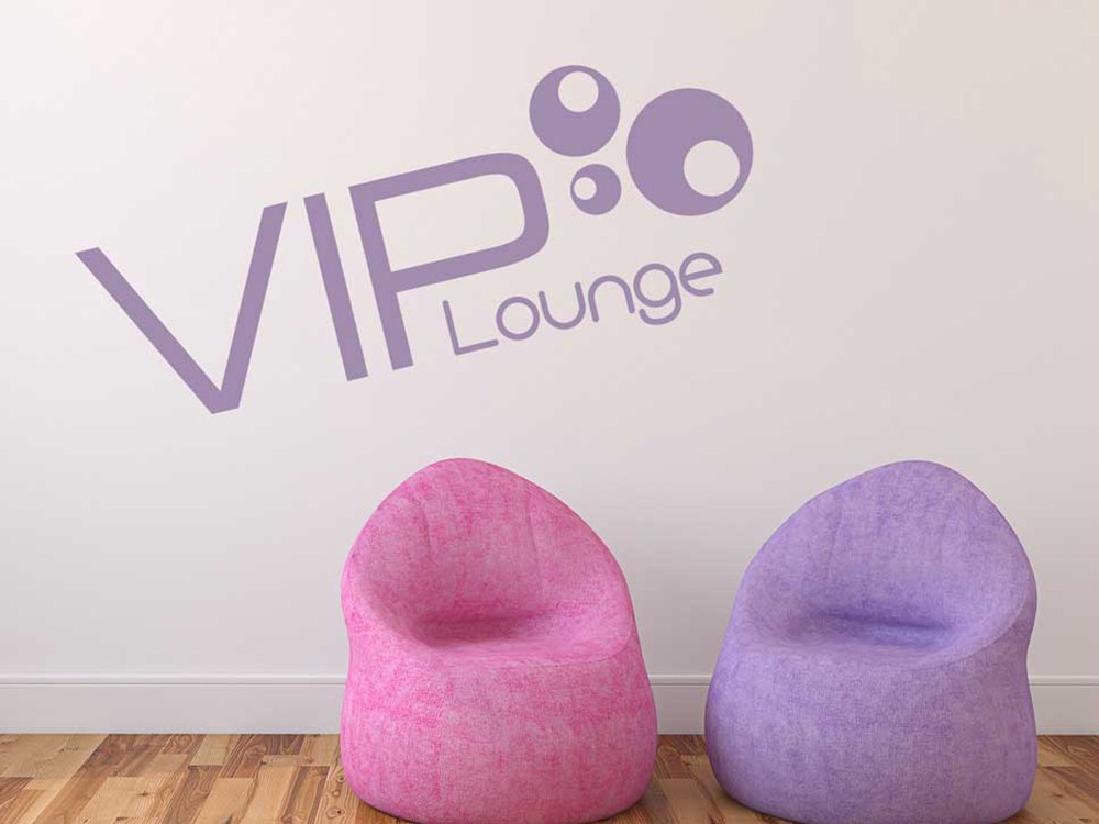 Wandtattoo VIP Lounge im Kinderzimmer