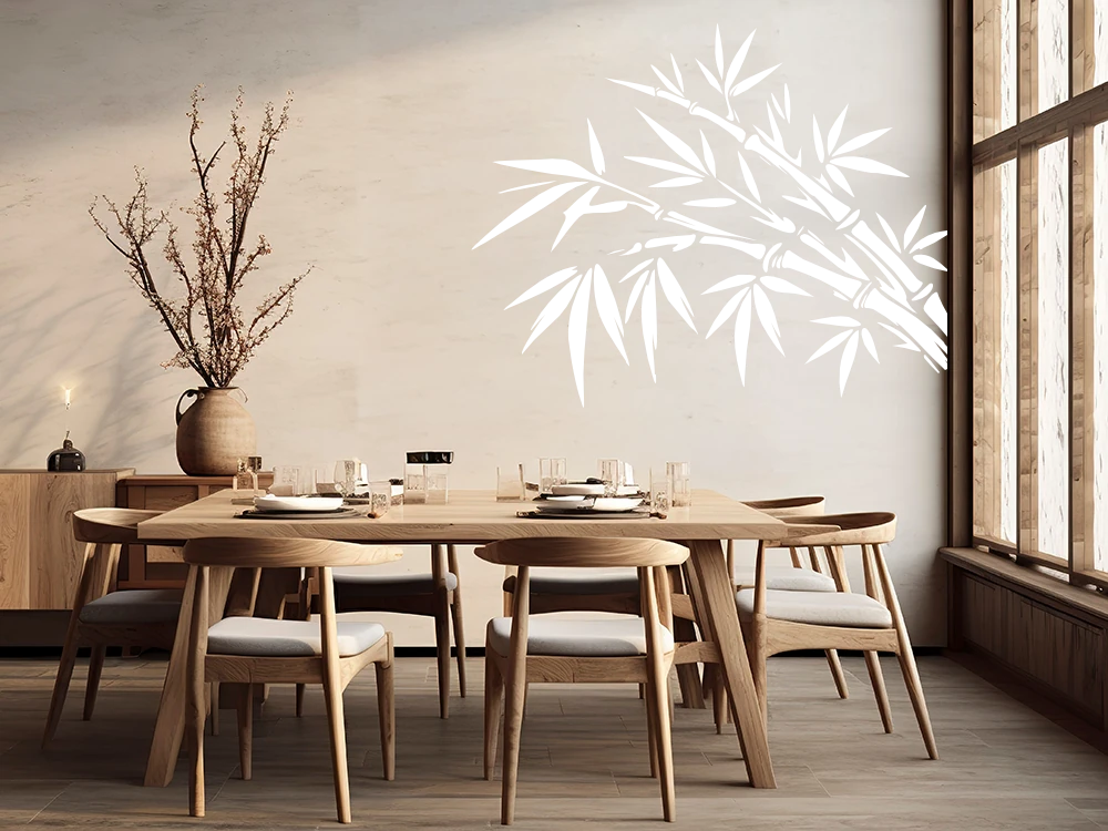 Wandtattoo Windbewegter Bambus - Ansicht Farbauswahl Wandtattoo Windbewegter Bambus - Ansicht Farbauswahl