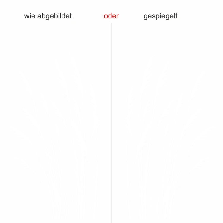 Wandtattoo Windgeflüster der Gräser - Ausrichtung und Farbauswahl Wandtattoo Windgeflüster der Gräser - Ausrichtung und Farbauswahl