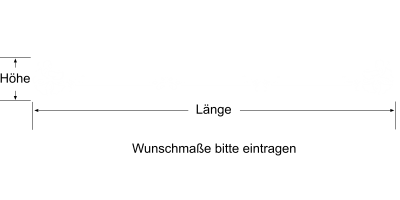Wandaufkleber mit stilvoller Bordüre