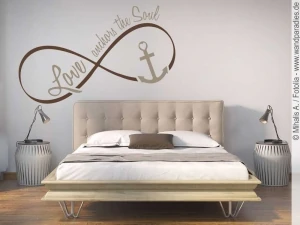Wandspruch Love anchors the soul