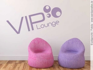 Wandsticker für Ihre private VIP Lounge