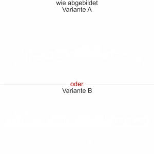 Wandtattoo Skyline Berlin - Ansicht Ausrichtung mit Farbauswahl und Variante
