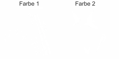 Wandtattoo Bunter Bambus mit Vögeln - Ansicht Farbauswahl