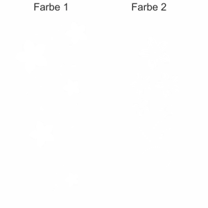 Wandsticker Blüten und Blumenornament in bunt - Ansicht Farbauswahl