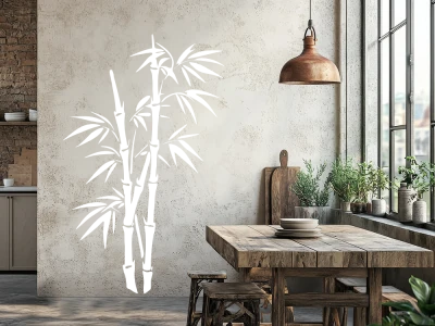 Wandtattoo Filigraner Bambus - Ansicht Farbauswahl