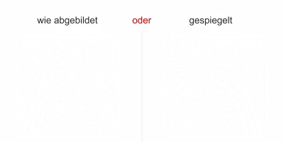 Wandtattoo Geometrisches Bambus Design - Ausrichtung und Farbauswahl