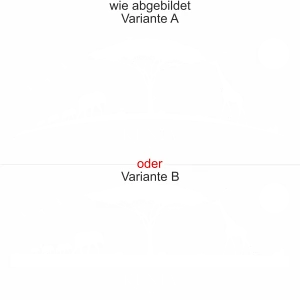 Wandtattoo Serengeti Landschaft Kenia für Ihre Wand - Ansicht Ausrichtung und Farbauswahl