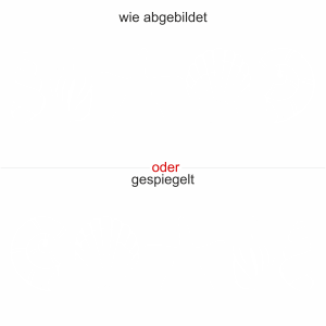 Aufkleber für die Wand mit Muscheln