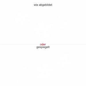 Wandaufkleber mit Blumen Ornament mit Schmetterling - Ansicht Ausrichtung und Farbauswahl
