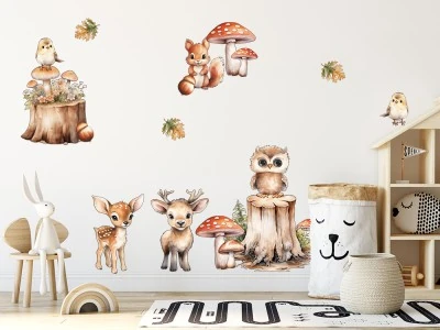 Wandtattoo Set Waldtiere