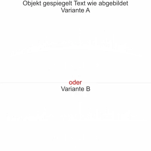 Die Duisburger Skyline als Wandaufkleber - Ansicht Ausrichtung mit Farbauswahl und Variante