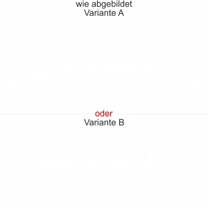 Wandaufkleber Skyline Hamburg für die Wand - Ansicht Ausrichtung mit Farbauswahl und Variante
