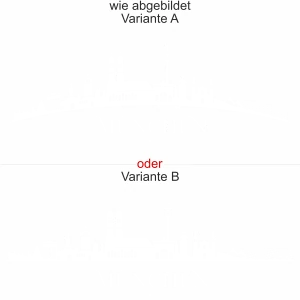 Die Skyline von München als Wandtattoo - Ansicht Ausrichtung und Farbauswahl