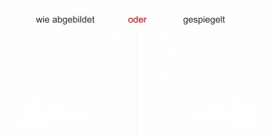 Wandtattoo Störche im Schilf - Ausrichtung und Farbauswahl Wandtattoo Störche im Schilf - Ausrichtung und Farbauswahl